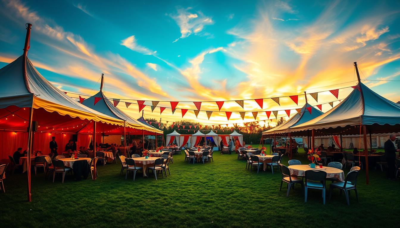 5 dicas para montar cenários resistentes em festas ao ar livre