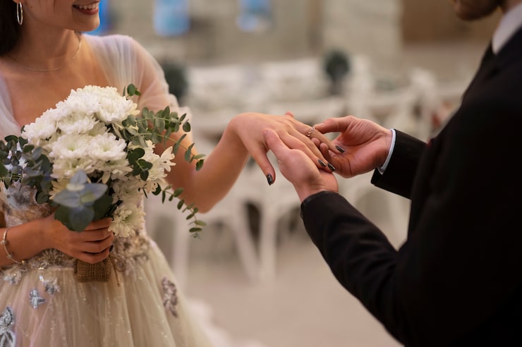 Casamento minimalista ao ar livre